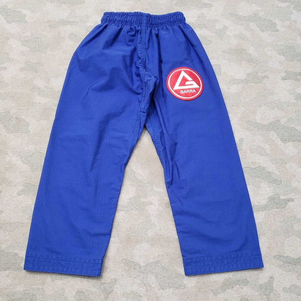 Gracie Barra Jiu-Jitsu Gi Pants Youth 2 Blue Drawstring